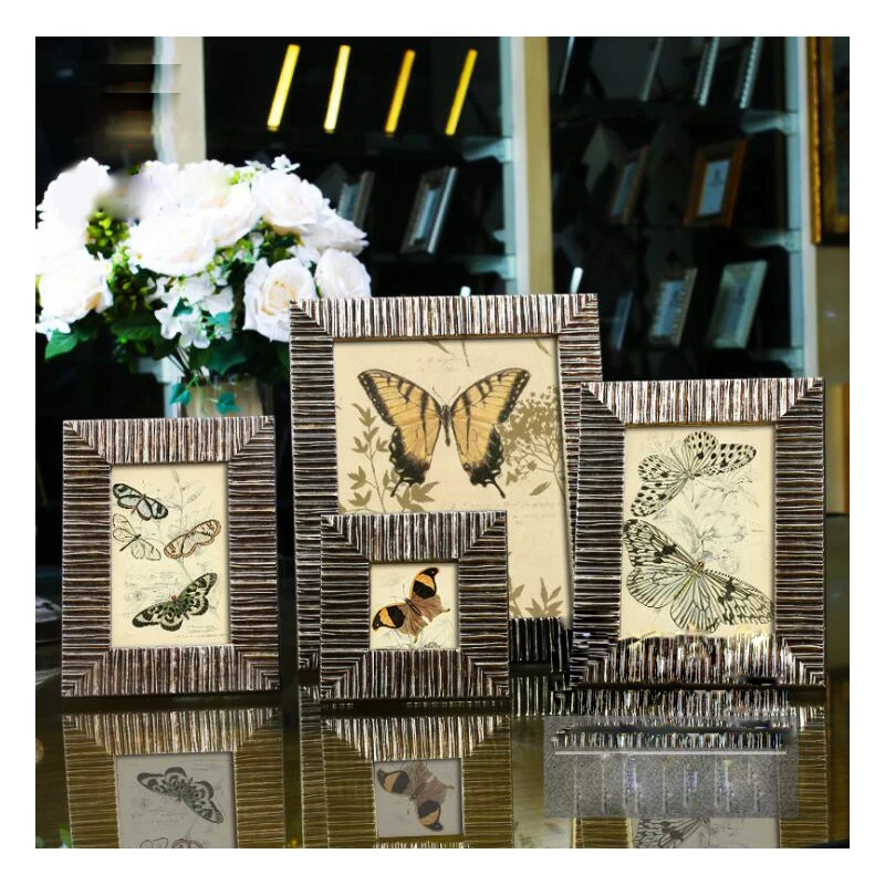 

1Pcs Vintage Photo Frames Home Decor Vintage Desktop Picture Frames For Pictures High Quality Frame Decoration Craft
