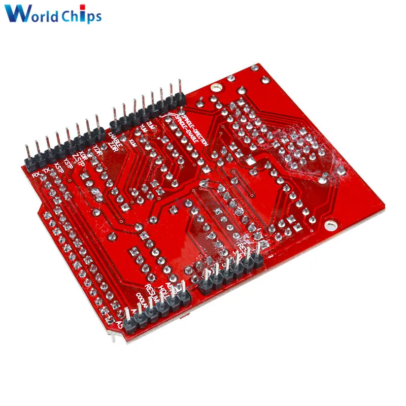 CNC Shield V3 гравировальный станок 3d модуль принтера+ 4 шт. A4988/DRV8825 Плата расширения драйвера для Arduino UNO R3 с USB кабелем