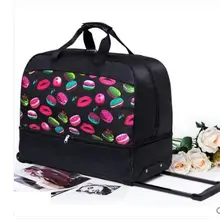 Бренд Для женщин путешествовать сумка тележка Cabin багажа путешествия прокатки багажная сумка Дорожная сумка на колесах для Для женщин чемодан путешествия вещевой