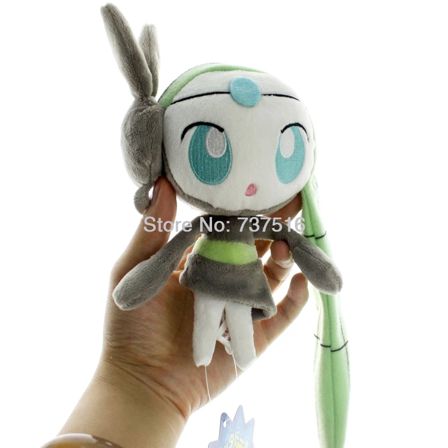 Набор из 2 предметов " Meloetta& Mini Alien Захватчик Зим Gir 3D выпуклые глаза зеленый 5,5" плюшевые животные кукла милые игрушки подарок