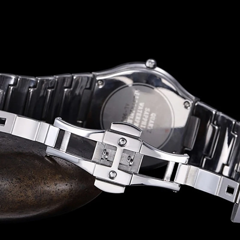 AILANG Простые Модные Бизнес стильные парные часы, японские кварцевые часы высокого качества из вольфрамовой стали, часы с календарем Reloj A112