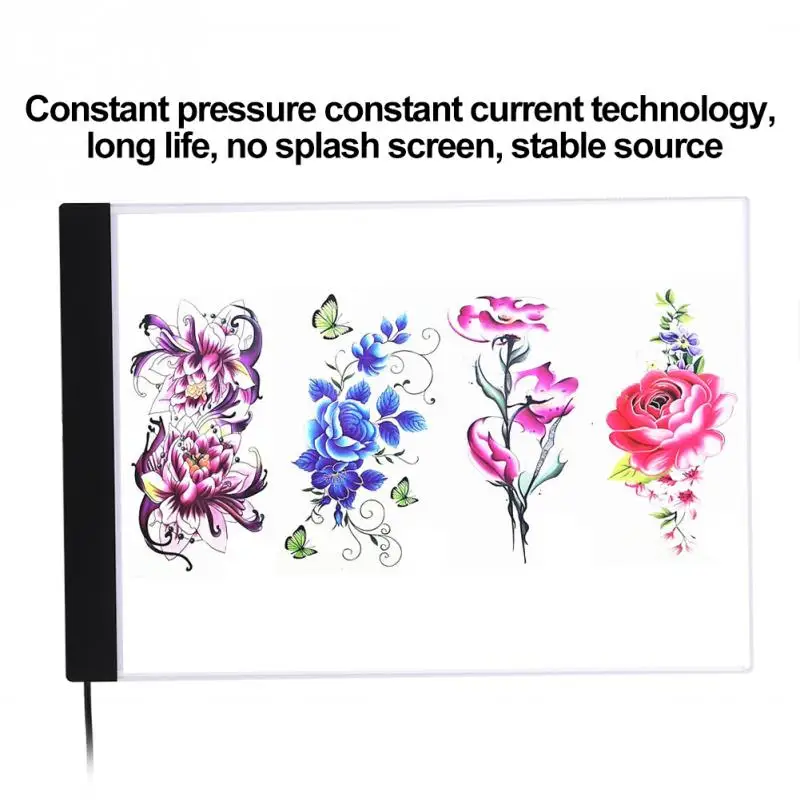 

(No Power)A4 Portable LED Light Box Tracing Board Copyboard Drawing Thin Pad Table