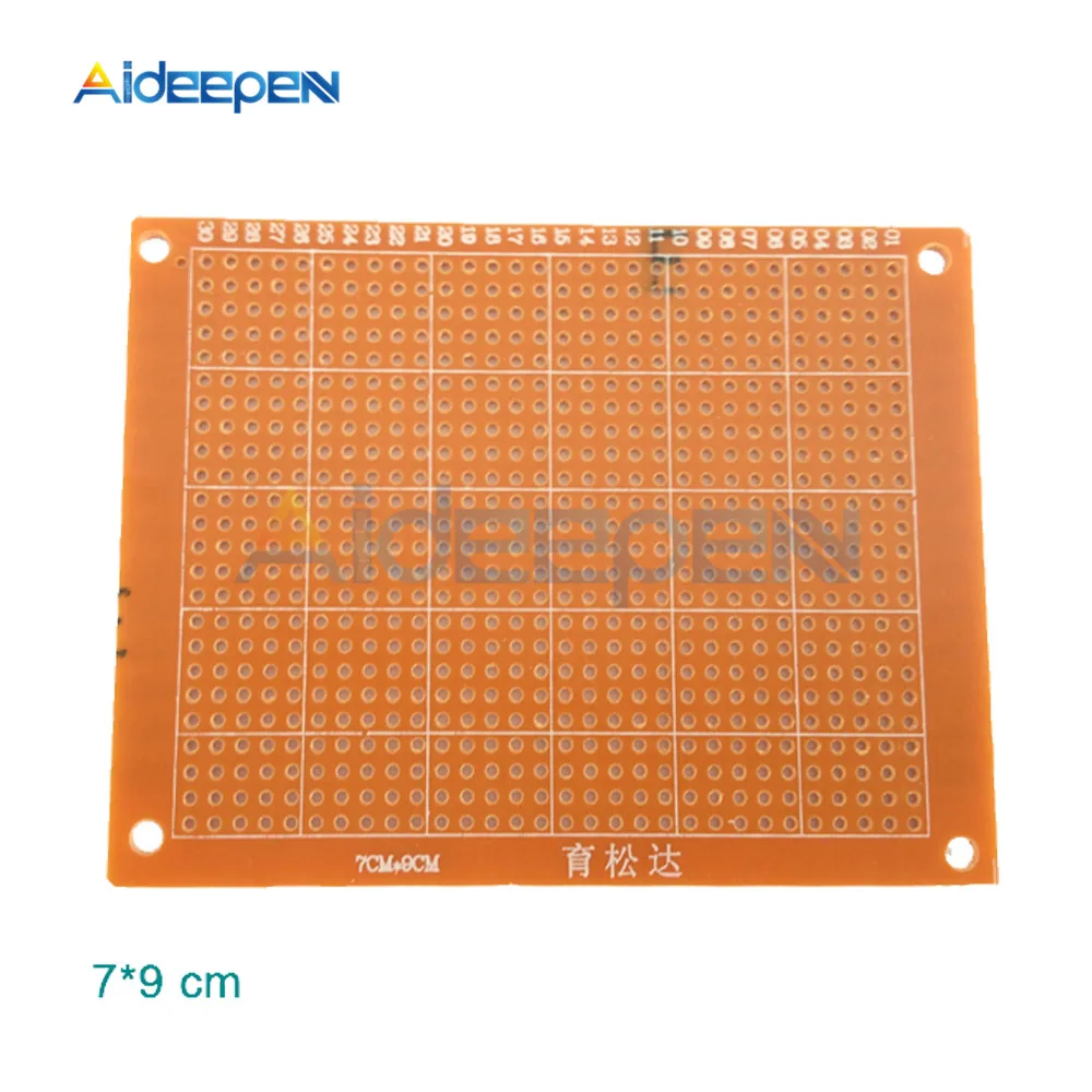 

10Pcs Single Side DIY Prototype Paper PCB Universal Experiment Matrix Circuit Board 7x9cm 70x90mm 2.54mm