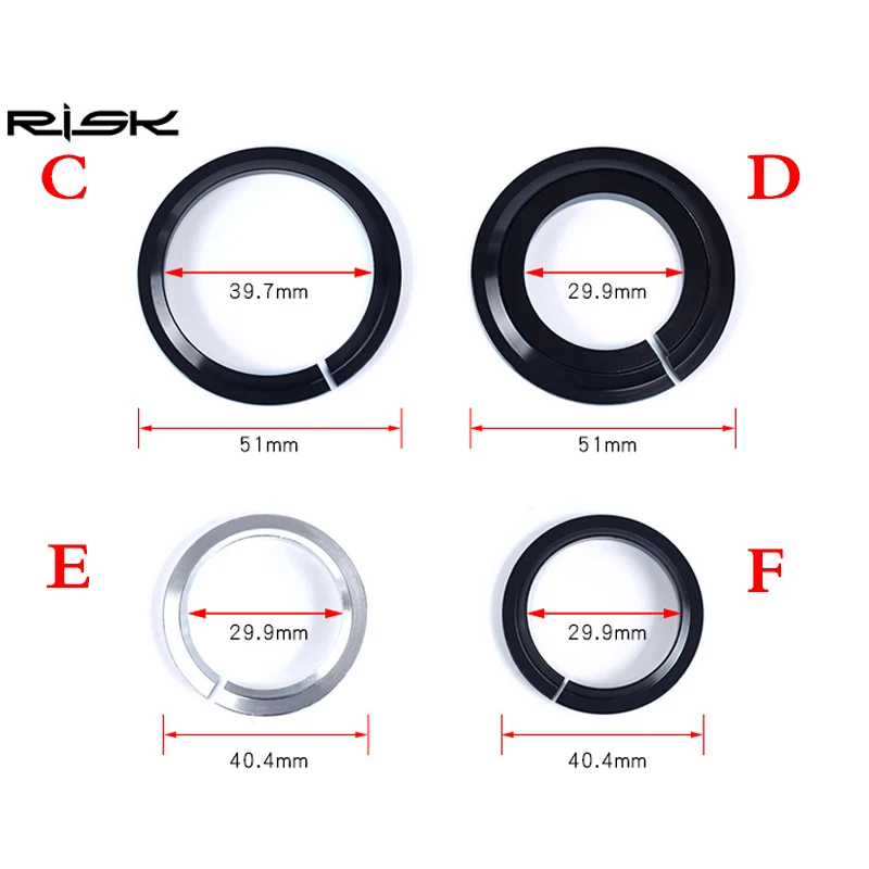 bike headset sizes