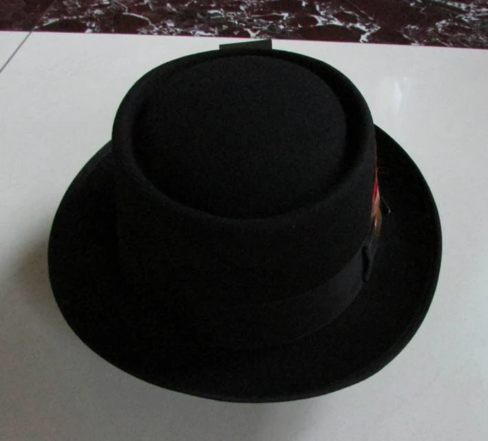 Мужская фетровая шляпа, шерстяная Панама, Мужская модная фетровая шляпа, Шерстяная кепка, Ретро стиль, Джокер, перья, кепка s, фетровая Кепка для мужчин, B-8129