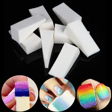 8 шт ногтей градиентный цвет штамповки губка Набор ногтей искусство ногти 3D DIY креативный