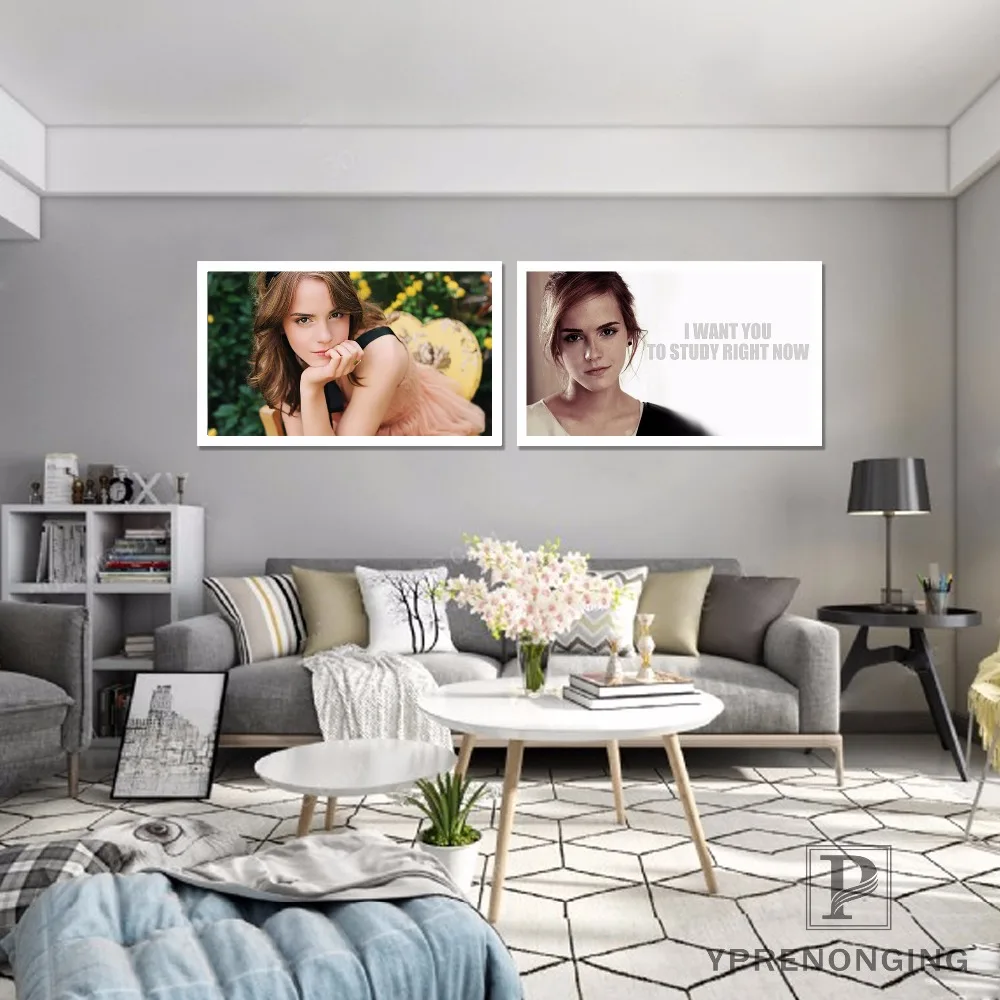 Us 236 21 Offcustom Emma Watson Poster Art Home Decor Canvas Printing Silk Fabric Print Wall Poster No Frame 180314 At 14 In Painting Calligraphy
