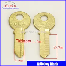 Медь shuangshan левой Ванна ключ пустой Слесарь Поставки пустые ключи cilvil по горизонтали ключ машина A150