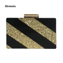 Брендовая новая дизайнерская женская сумка-мессенджер Модные Полосатые вечерние сумки золотые черные женские роскошные свадебные сумочки для выпускного Повседневный клатч