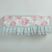 Подвесные инструменты для кондиционирования воздуха, аксессуары для гостиной из полиэстера, Терилен в форме цветка, домашний декор, чехол для кондиционера