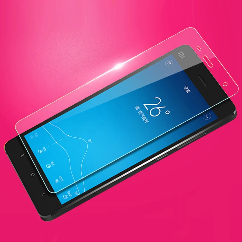 2.5D HD закаленное стекло для Xiaomi Mi4 защита экрана прозрачная от царапин Mi 4 защитная