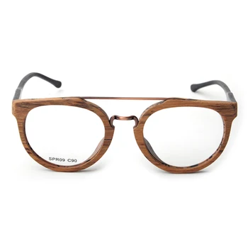 Wood Optical Glasses Frame Print Eyeglasses Frame For Men Women Clear Lens Sunglasses 3