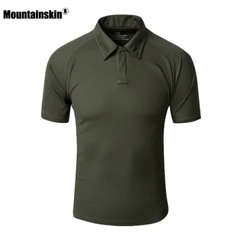 

Mountainskin Men's Summer Quick Drying T-Shirt Outdoor Sports Anti-UV Hiking Climbing Camping Fishing Male Short Sleeves VA221