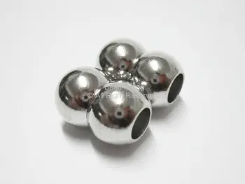 

6mm Magnetic clasp Rhodium plated Brass clasp Strong magnet clasp
