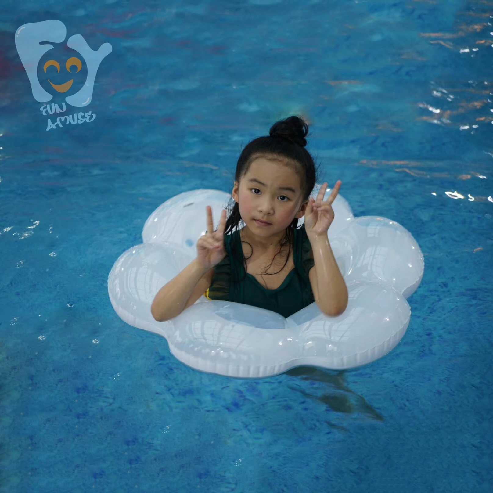 От 2 до 12 лет Надувное детское сиденье бассейн поплавок цветок ребенок плавать кольцо воды игрушки Забавный надувной коврик для бассейна