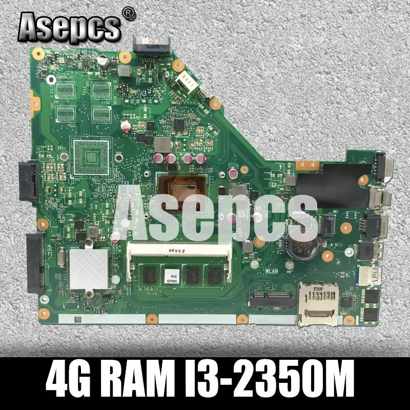 Asepcs X55CR материнская плата для ноутбука For Asus X55VD X55V Teste Оригинал 4g RAM I3