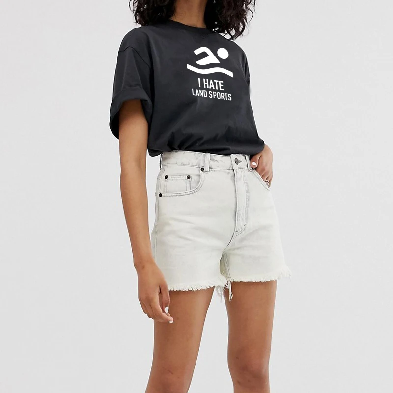 

T-shirts Letter Print Tees Women 2019 Spring Summer Hot Tops Casual O-neck Short sleeve Harajuku Casual Female Clothes