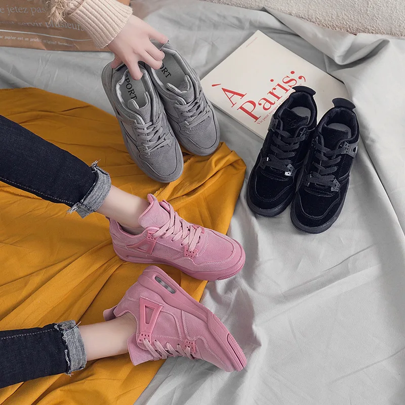 Новинка года; осенние повседневные женские Сникеры с сеткой; дышащая обувь; повседневная обувь на плоской платформе; женские кроссовки; цвет белый, розовый; Размеры 35-40