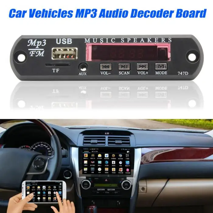 1 шт. Автомобильный MP3 аудио декодер плата Q9A модуль радио аксессуары для автомобиля Стайлинг автомобиля