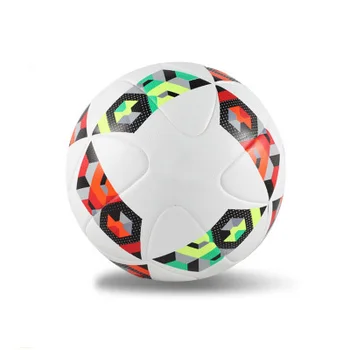 

Football pu veneer football 4 number 5 number football game white and yellow color