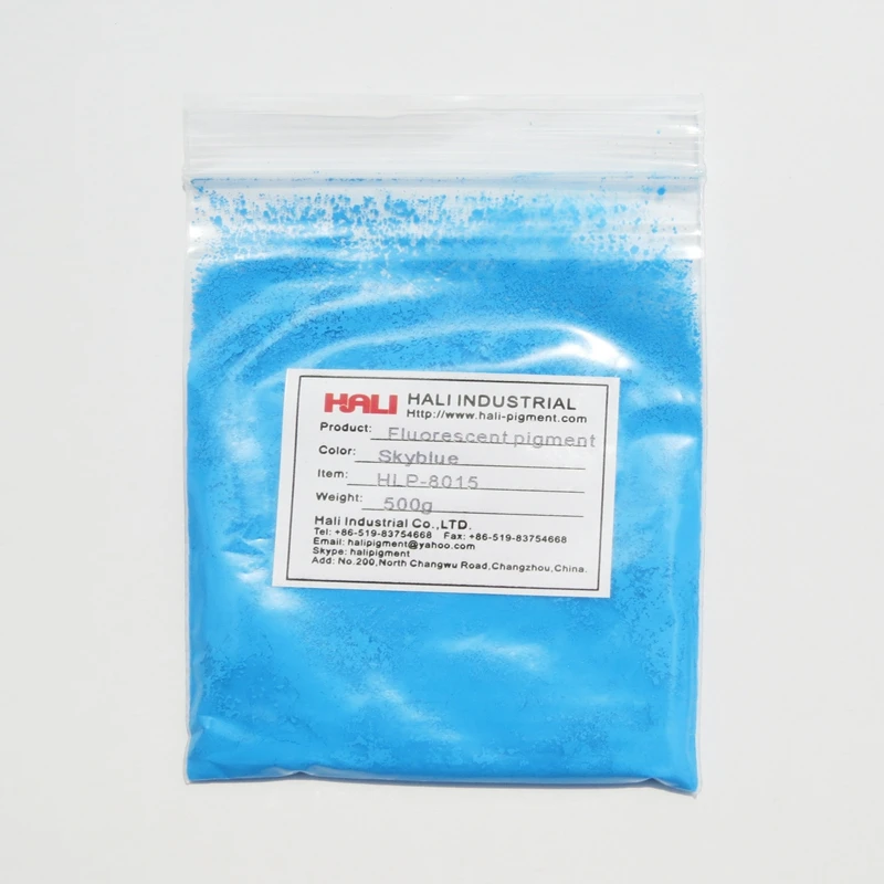 

fluorescent powder,fluorescent pigment,water-based colour paste pigment,item:HLP-8011..8015,color:red,skyblue...,1lot=500g.