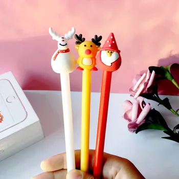 

Cute Santa Pen 0.5 mm Gel Pens Black Ball Point Pens For Christmas School Office Supplies