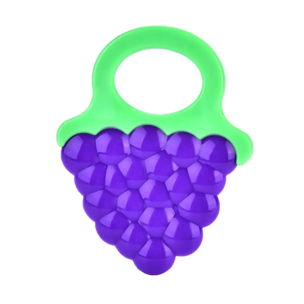 5 Patterns Silicone Teethers Fruit Grape Banana Watermelon Baby Teether Silicone Chew Charms Baby Teething Gift Toddler Toys