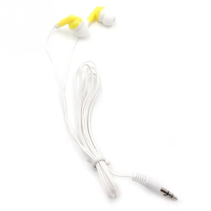 3,5 мм разъем проводные наушники-вкладыши стерео наушники для спорта шумоизоляция гарнитура с микрофоном для мобильного телефона универсальный#120 - Цвет: Yellow