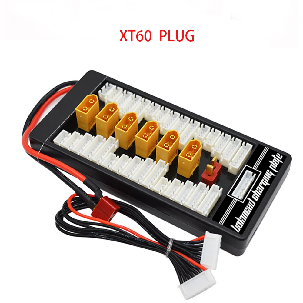 

Parallel Charging Board Balance charge Plate 2-6s Lipo Battery iMAX B6 B6AC power distribution board