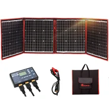 Dokio 160 W солнечная панель 12 V/18 V Гибкая Складная солнечная батарея с usb-разъемом переносная солнечная панель набор для лодок/вне двери Кемпинг/автомобиль/rv 150 W