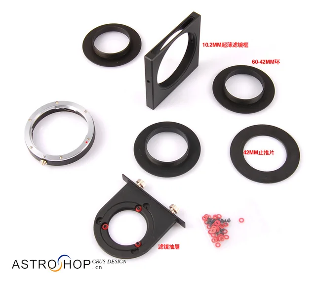 Best price at $451 Cheap S8056 thin astronomical camera lens with CCD frame filter - filter wheel, telescope filter drawer