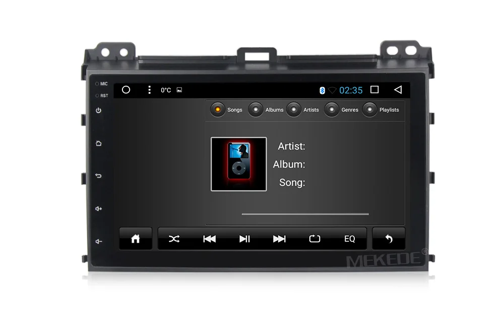 Sale 9inch allwiner T3  Android 7.1 2G RAM 16G ROM Car DVD Player for Toyota Prado 120 2004-2009 Car Radio GPS Navigation BT WIFI 12