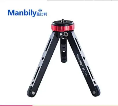 

Manbily Mini Table Aluminum Tripod MT-01for Mirroless Cellphone /Gorpo Compact Camera shooting Tripod/w Head/ w phoneSupport