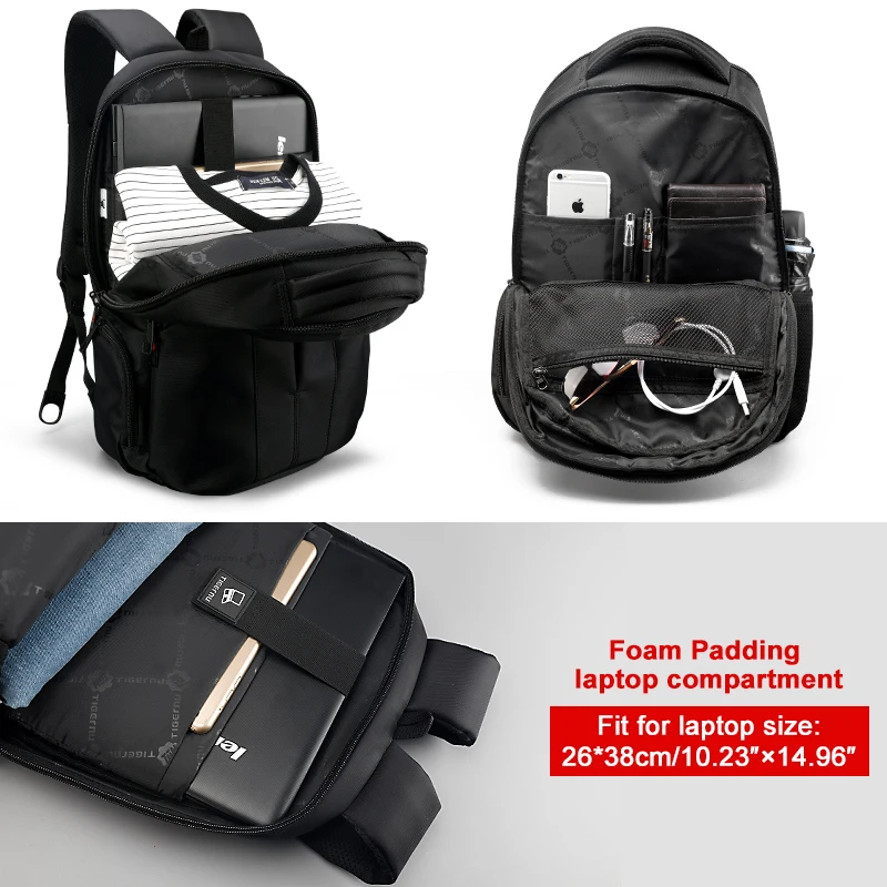 Mochila para ordenador portátil a prueba de salpicaduras 15,6 pulgadas sin llave TSA antirrobo para hombre mochila de viaje para adolescentes mochila para hombre Mochila para ordenador portátil a prueba de salpicaduras 15,6 pulgadas sin llave TSA antirrobo para hombre mochila de viaje para adolescentes mochila para hombre