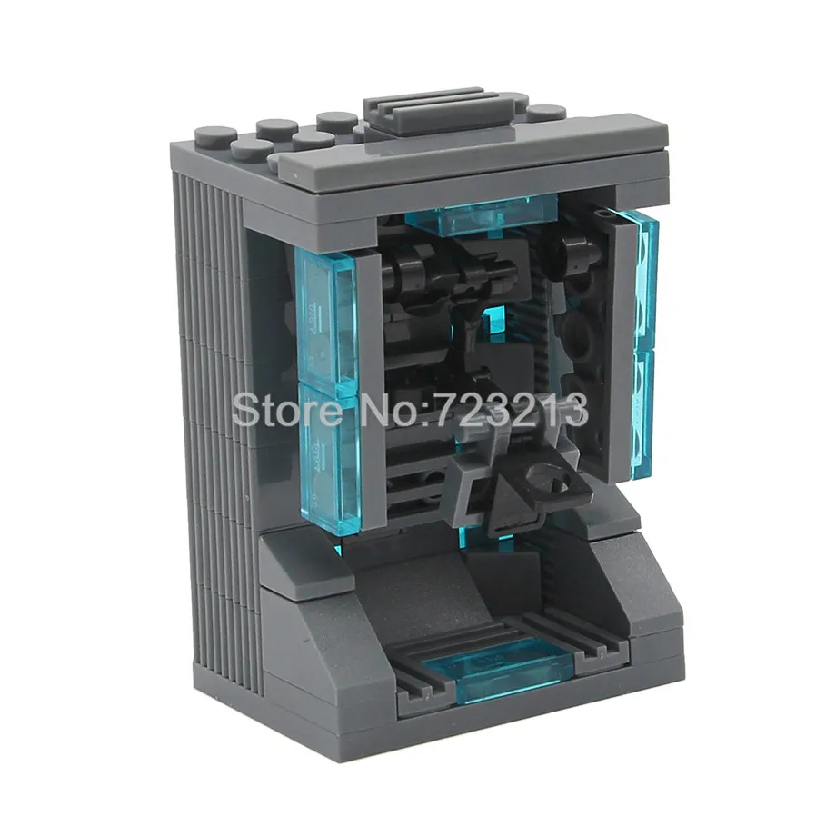 

Single Sale Iron Man Garage Figure Ironman Display Case Hulkbuster Super Hero Building Blocks Model Bricks Kits Toys