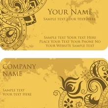 Цвет золотистый дизайн пользовательского печати 500 шт. визитных карточек 2стор Print нужно только 25.5 USD M4 tamplates Дизайн