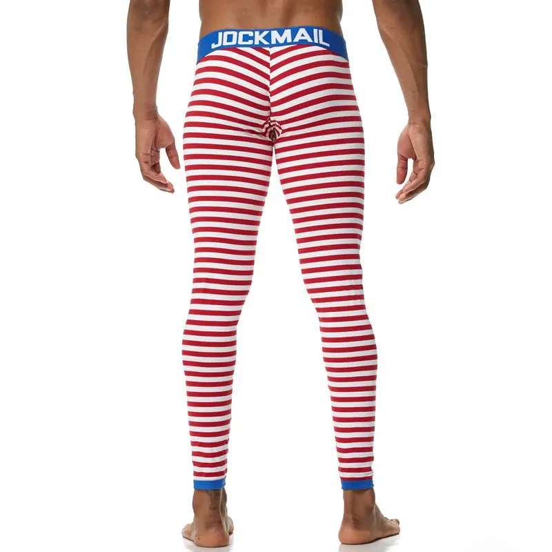 JOCKMAIL, Брендовые мужские кальсоны, хлопковые леггинсы с принтом, термобелье, cueca, гей, мужское термо нижнее белье, кальсоны, трусы