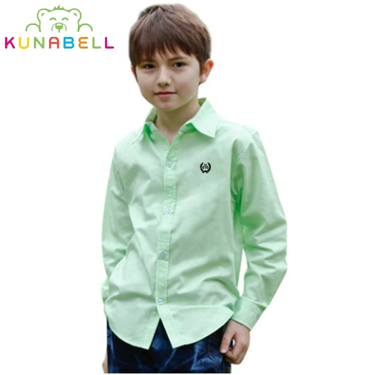 Shirts For Boys Brand Boys Blouses Long Sleeve Formal Shirts For Boys Cotton Children Teenage Clothes