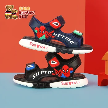 

2019 Summer Boys Sandals Spiderman Cute Sport Soft-soled Toddler Sandals #R9L0731