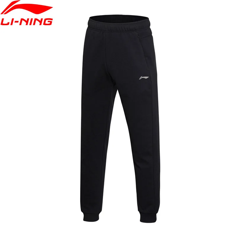 

Li-Ning Men Training Series Sweat Pants Regular Fit 61% Cotton 39% Polyester Comfort LiNing Sports Pants AKLM699 MKY323