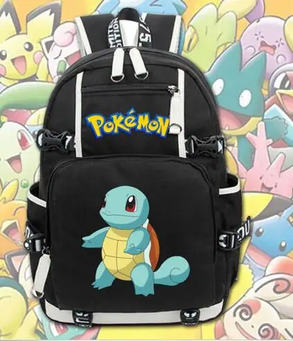 2018 Новый Аниме Покемон го рюкзак Snorlax Женская дорожная сумка на плечо рюкзаки для