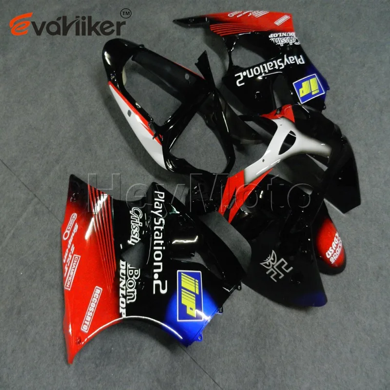 ABS моторные Обтекатели для ZZR600 2005 2006 2007 2008 красный черный ZX6R 2000 2001 2002 комплект