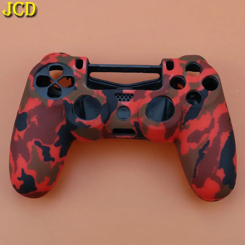 JCD 1 шт силиконовый Камуфляжный защитный чехол для sony playstation 4 Dualshock 4 PS4 DS4 для контроллера PS4 - Цвет: H