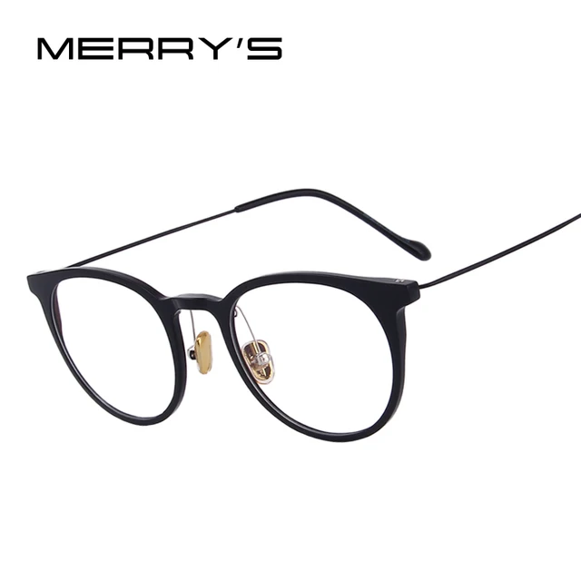 Best Offers MERRY'S DESIGN Women Retro Cat Eye Ultralight Eyeglasses Radiation-resistant Computer Optical Glasses S'2073