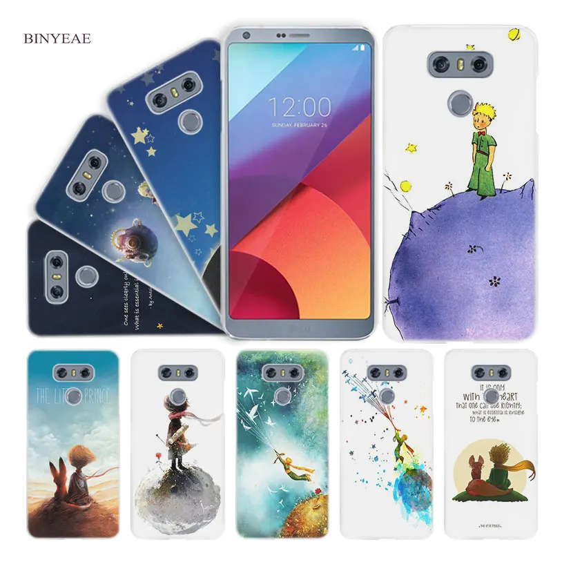 

BINYEAE The Little Prince with fox Hard Clear Case Cover for LG Q6 G6 Mini G5 SE G4 G3 V10 V20 V30