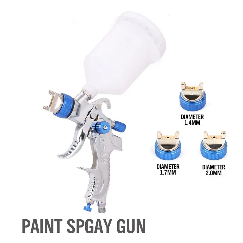 

HVLP Gravity Feed Spray Gun Air Regulator Auto Paint Primer Prime Car Sprayer