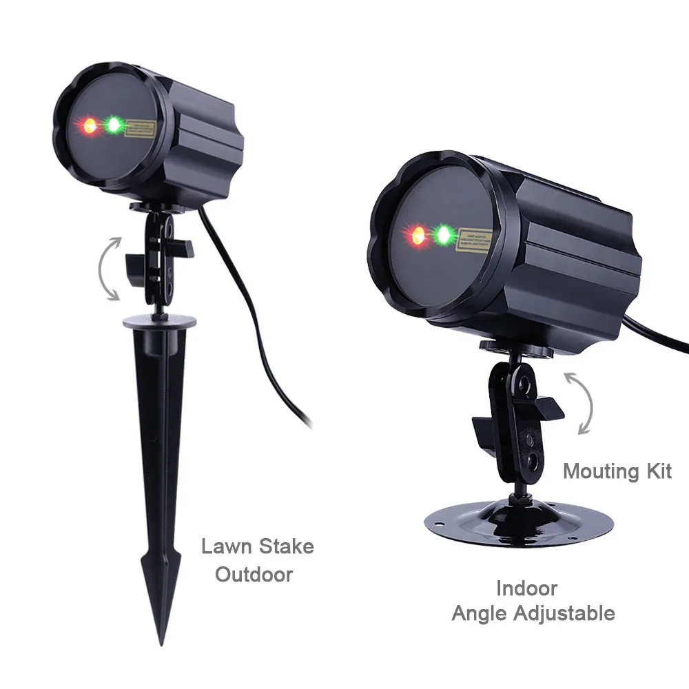 8 Patterns Christmas Laser Projector Lights With Martinique