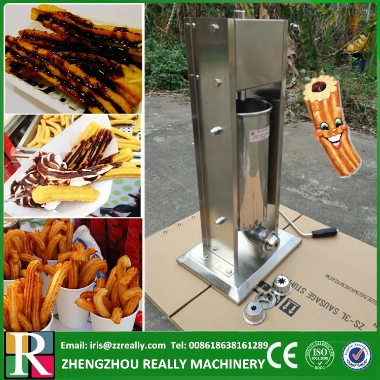 7L stainless steel churro machine / manual churro maker / spanish