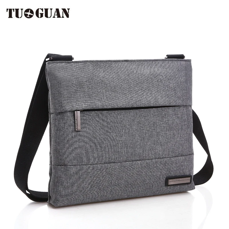 

TUGUAN Men's Portable Shoulder Bag Canvas Fashion Sports Crossbody Bags Casual Travel Messenger Bag