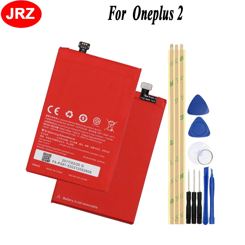 JRZ BLP597 Battery For Oneplus 2 One Plus 2 Two Phone Battery 3200